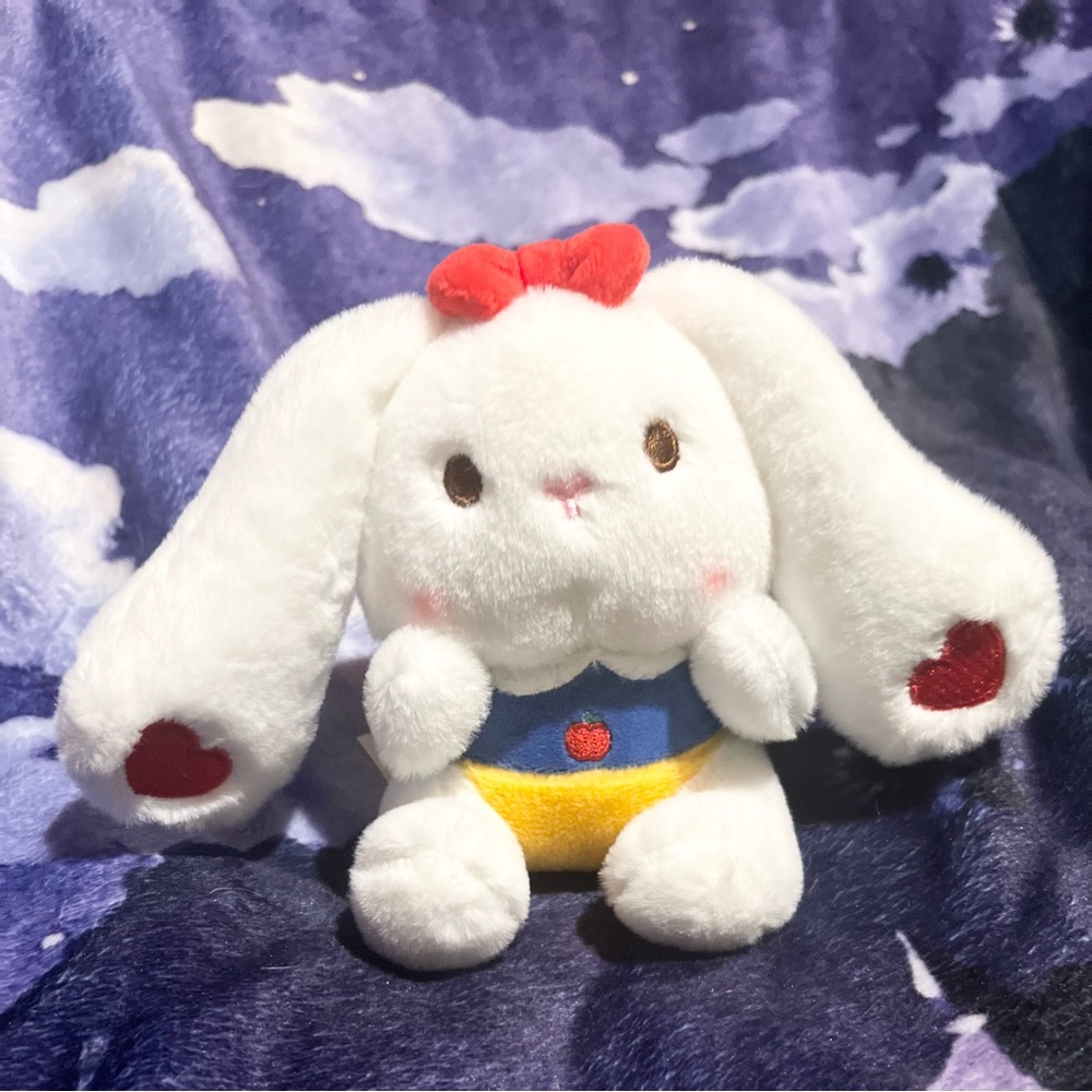 Kawaii bunny keychain plush